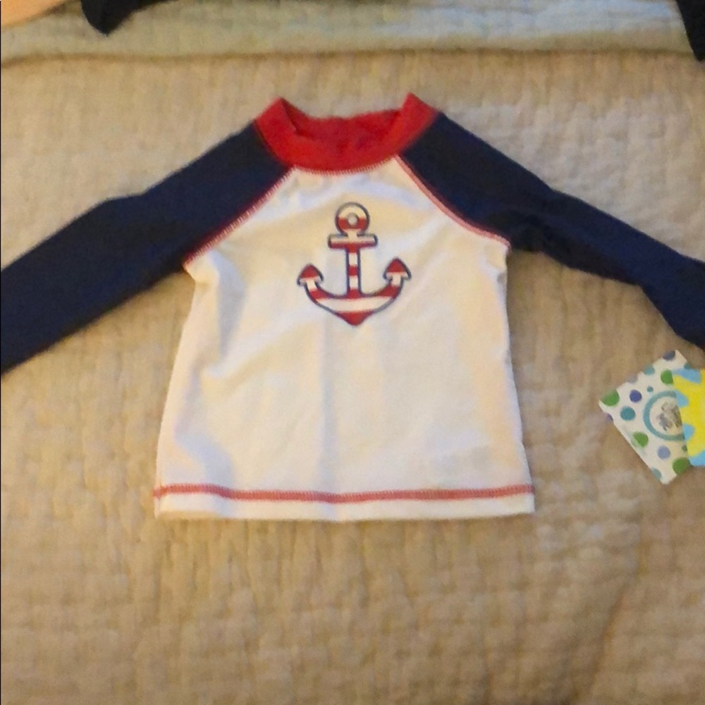 Baby boy rash guard shirt